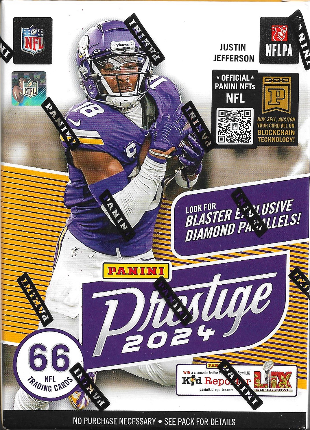 2024 Panini Prestige Football Blaster Box 66 Cards